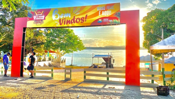 Prefeito de Couto Magalhães realiza abertura da temporada de praia no município