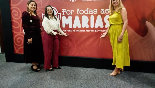 SECRETÁRIA DE ASSISTÊNCIA SOCIAL E DIRETORA DA MULHER DE COUTO MAGALHÃES PARTICIPAM DE EVENTO ESTADUAL COM FOCO NAS MULHERES
