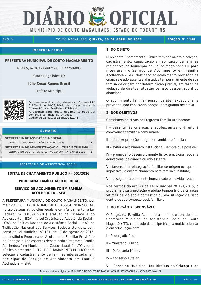 Capa da edição