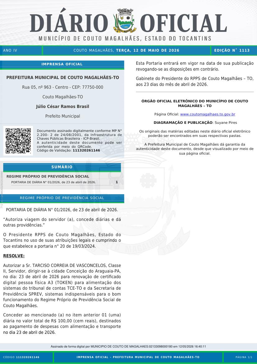 Capa da edição