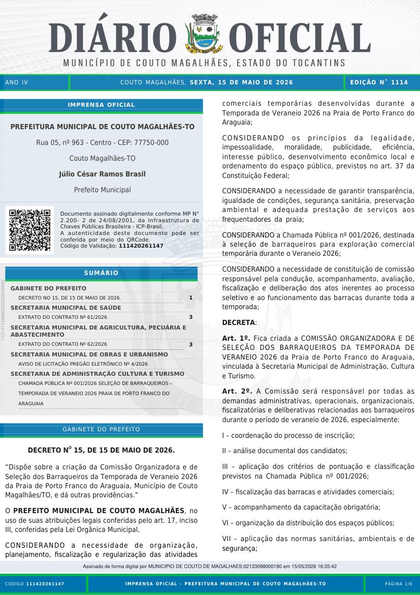 Capa da edição
