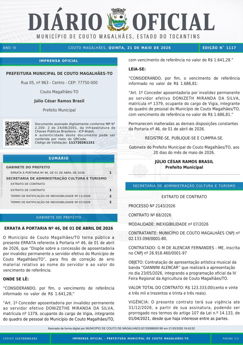 Capa da edição
