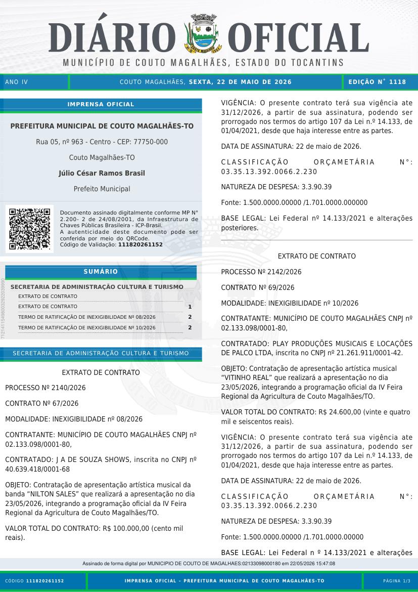 Capa da edição