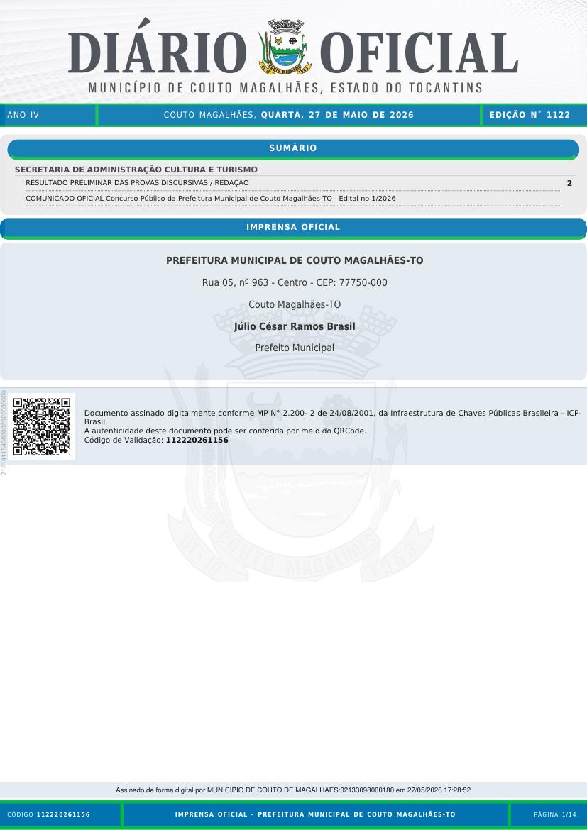 Capa da edição