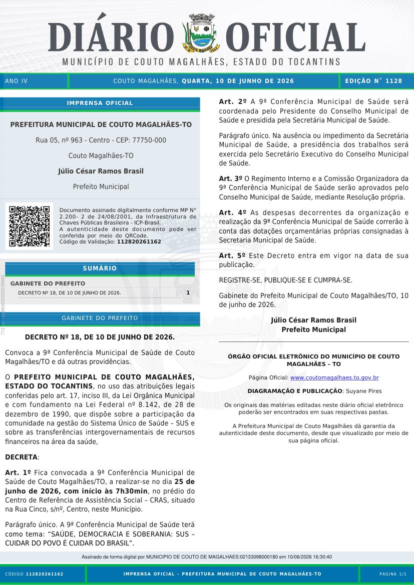Capa da edição