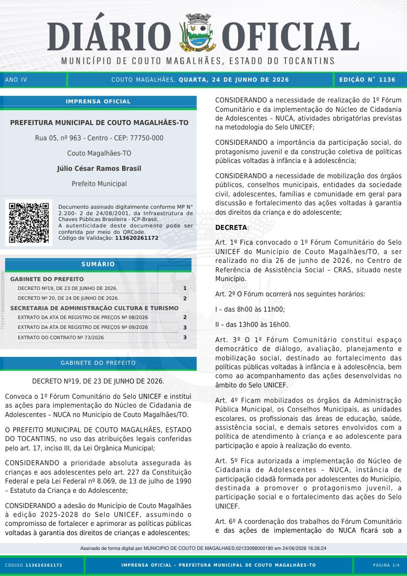 Capa da edição
