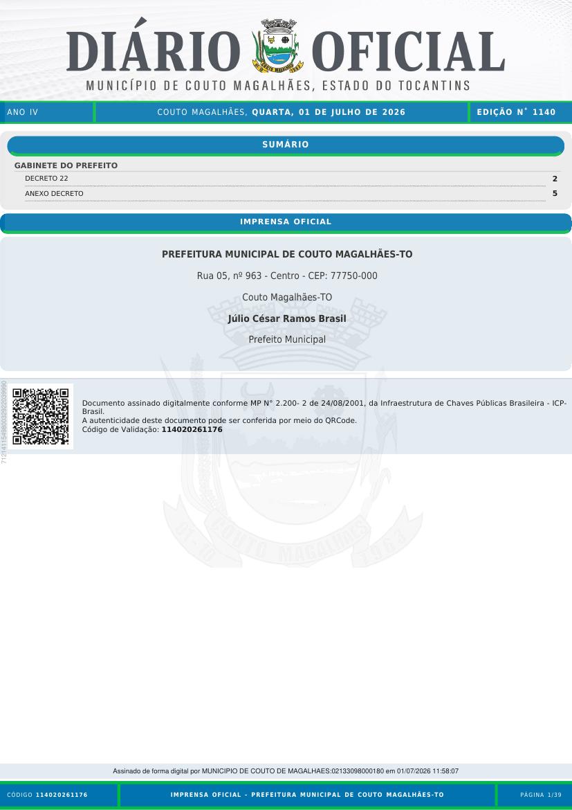 Capa da edição
