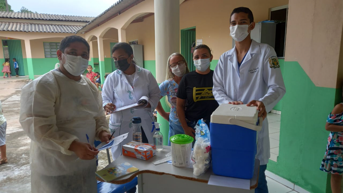 Prefeitura de Couto Magalhães promove imunização de crianças nas escolas