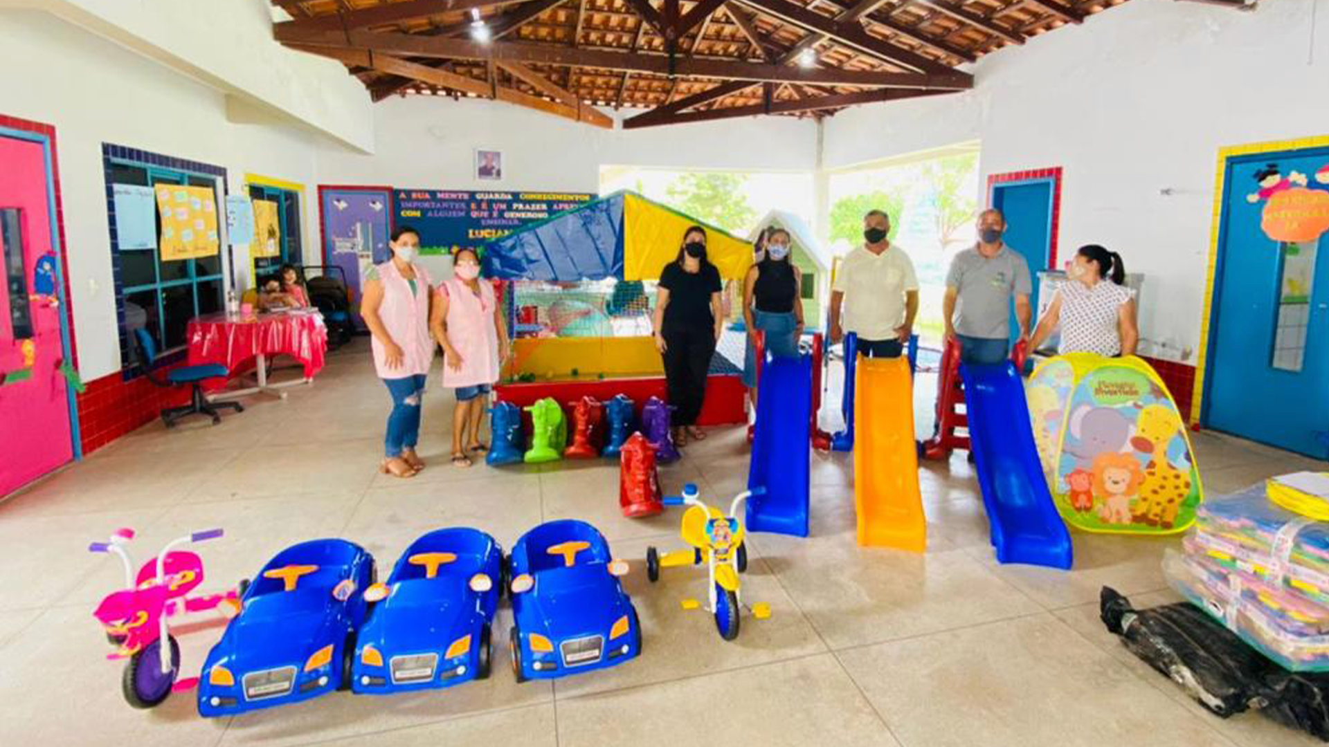 Couto Magalhães adquire brinquedos para escolas da educação infantil

