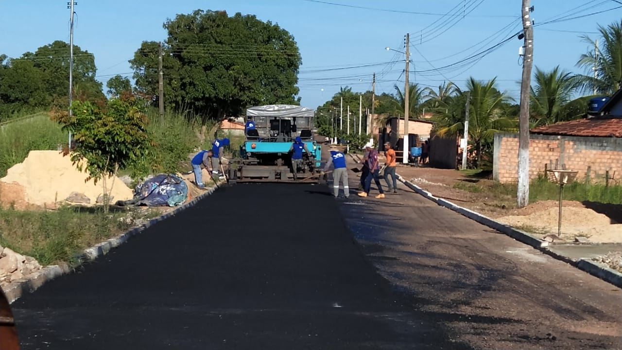 Prefeitura de Couto Magalhães realiza obra de pavimentação e recapeamento na cidade