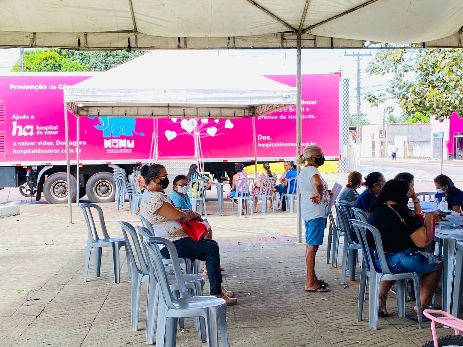 Carreta do Hospital de Amor Barretos realizou mais de 292 exames em Couto Magalhães