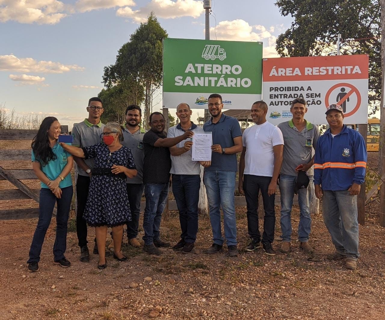 Couto Magalhães recebe licenças para instalação do Aterro Sanitário