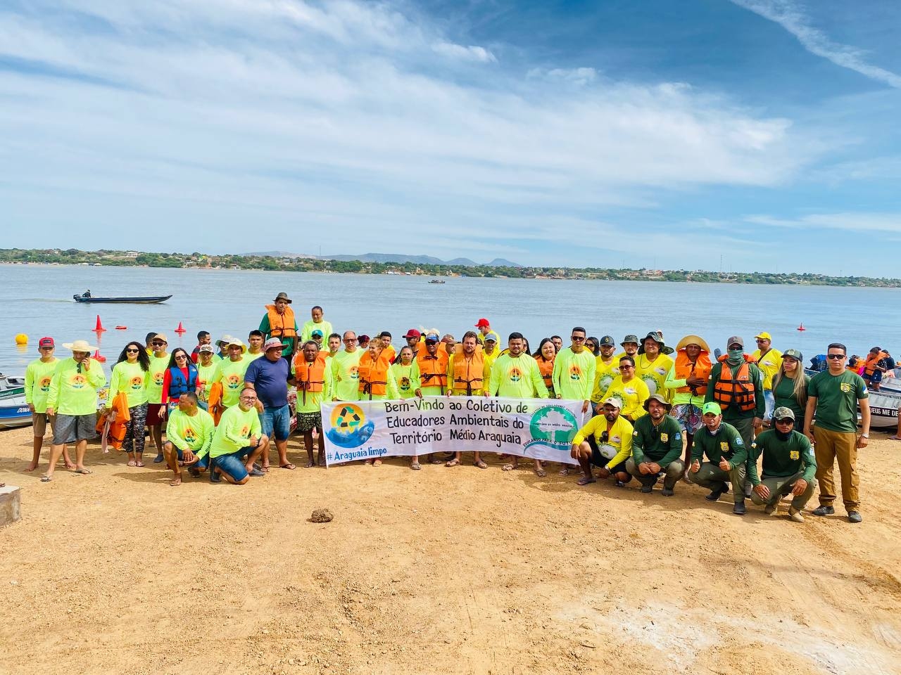 VIII Descida Ecológica do Rio Araguaia realizada por Couto Magalhães teve adesão dos municípios do médio Araguaia
