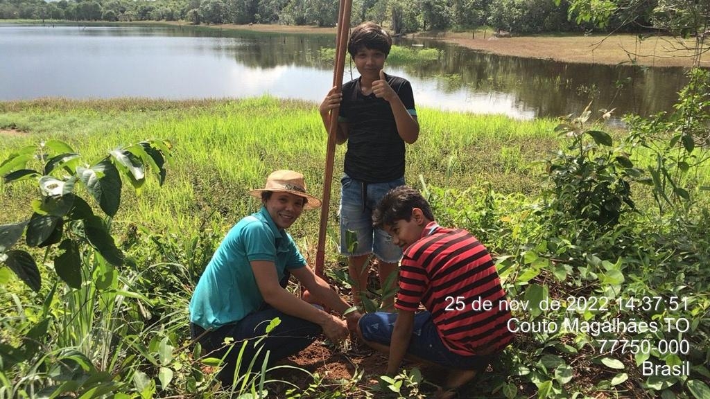 Secretaria de Meio Ambiente realiza plantio de mudas no Projeto de Assentamento da Bonanza
