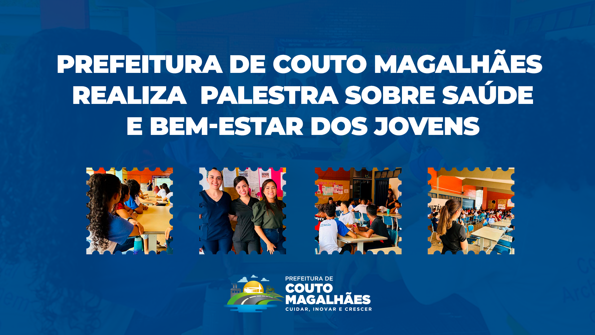 PREFEITURA DE COUTO MAGALHÃES REALIZA PALESTRA SOBRE SAÚDE E BEM-ESTAR DOS JOVENS

