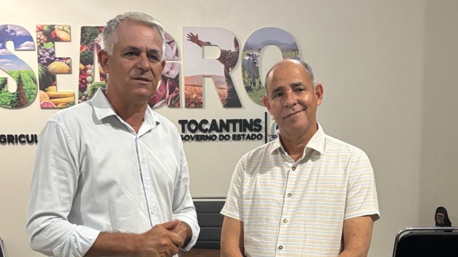Prefeito Júlio César reúne-se com Secretário de Agricultura do Estado