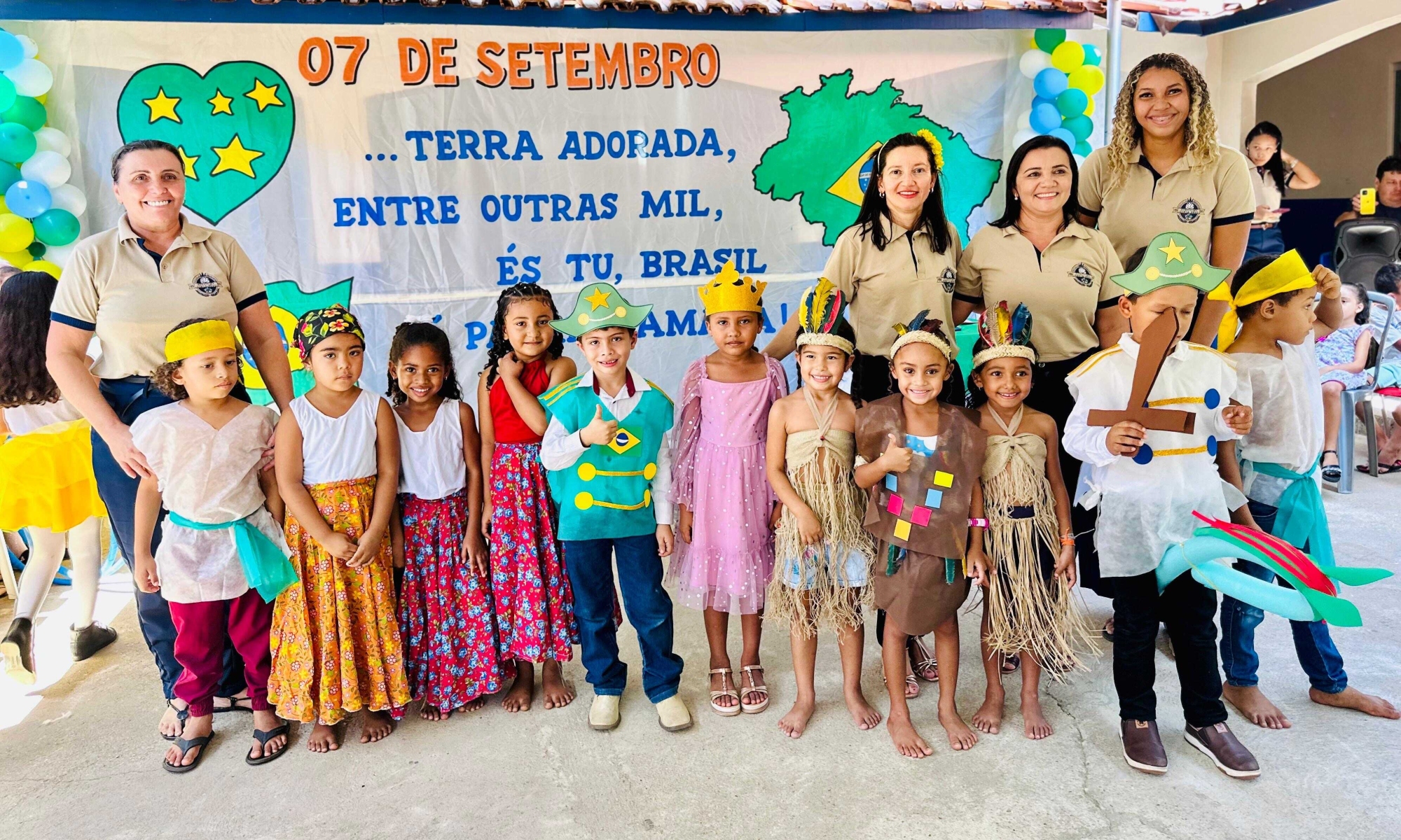 Escolas Municipais de Couto Magalhães celebram o 7 de Setembro com apresentações cívicas