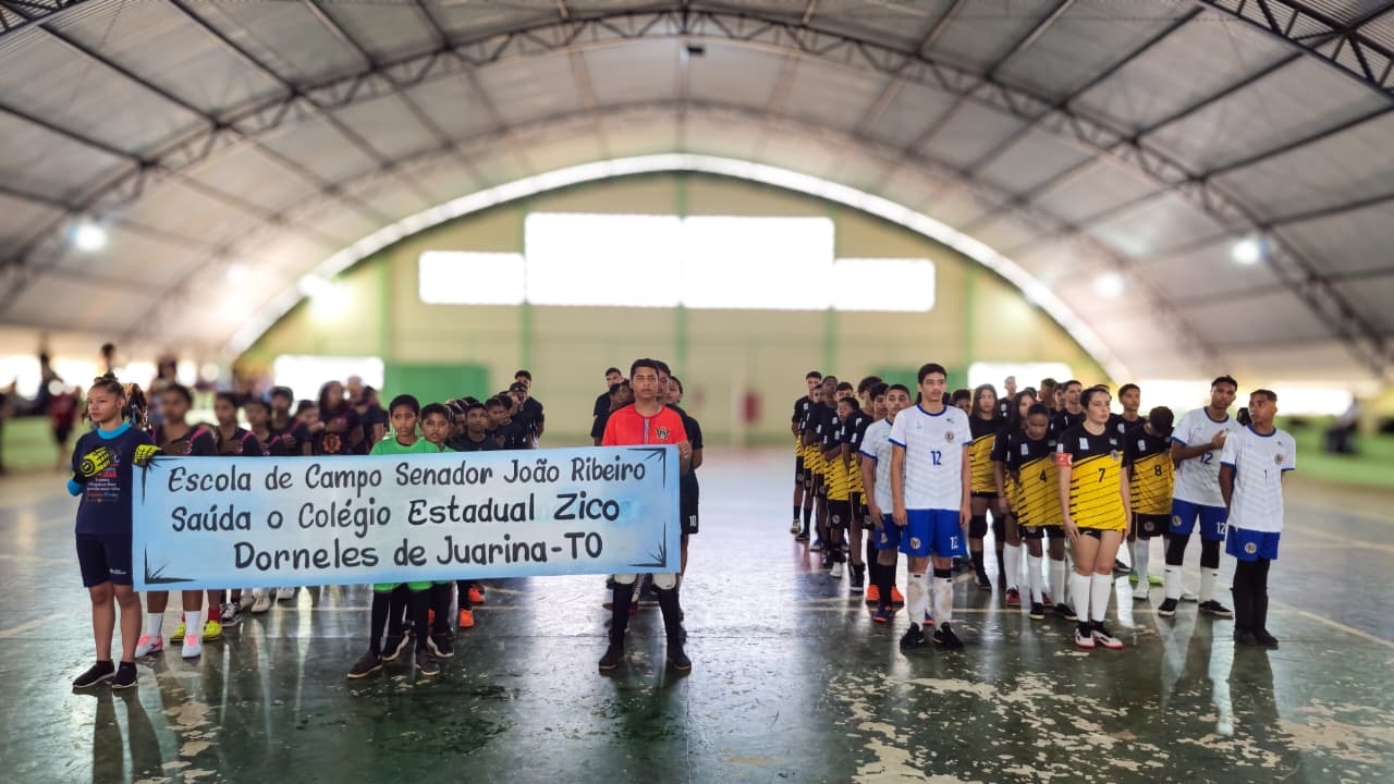 Alunos de Couto Magalhães participam de Intercâmbio Esportivo