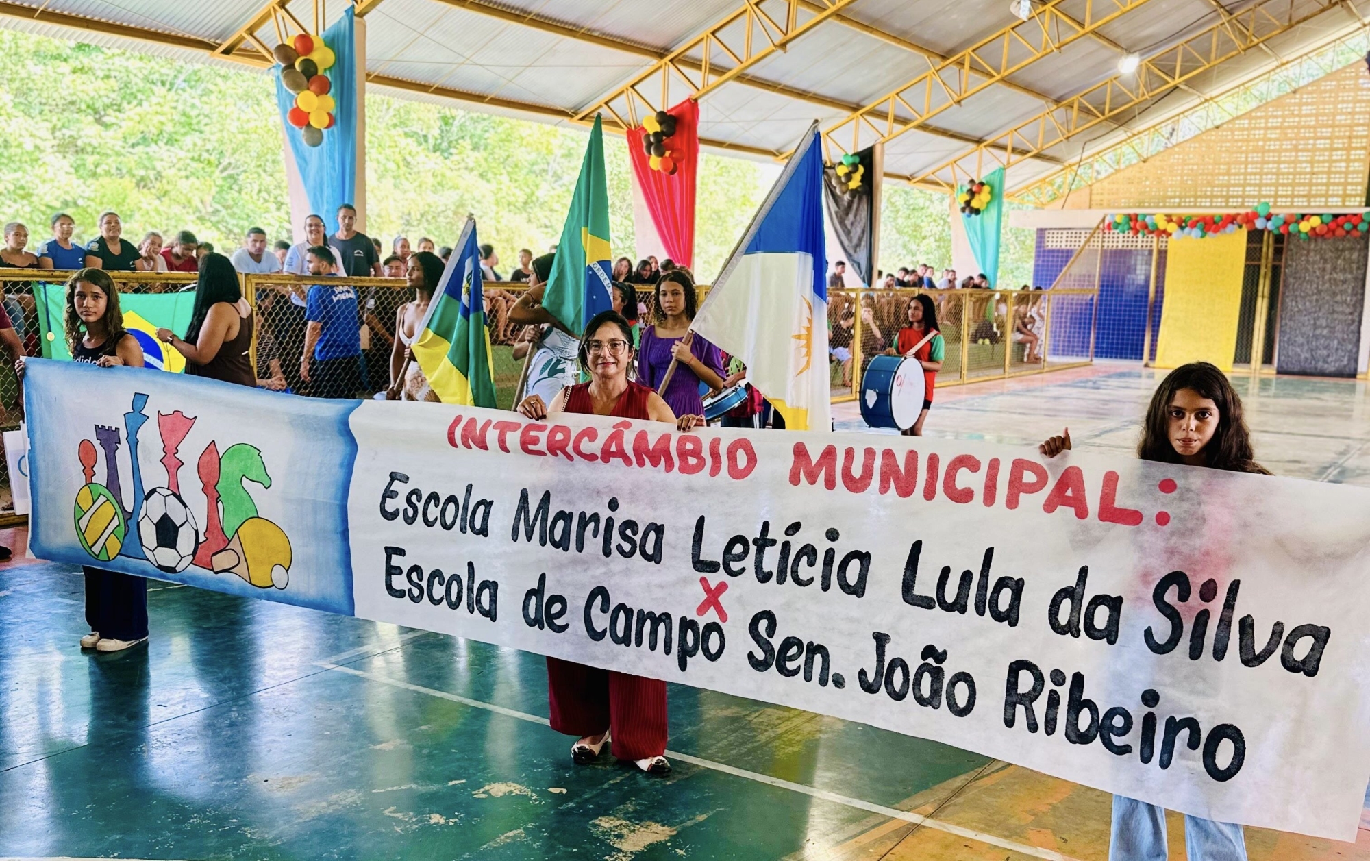 II Intercâmbio Municipal Esportivo de Couto Magalhães envolve escolas em atividade