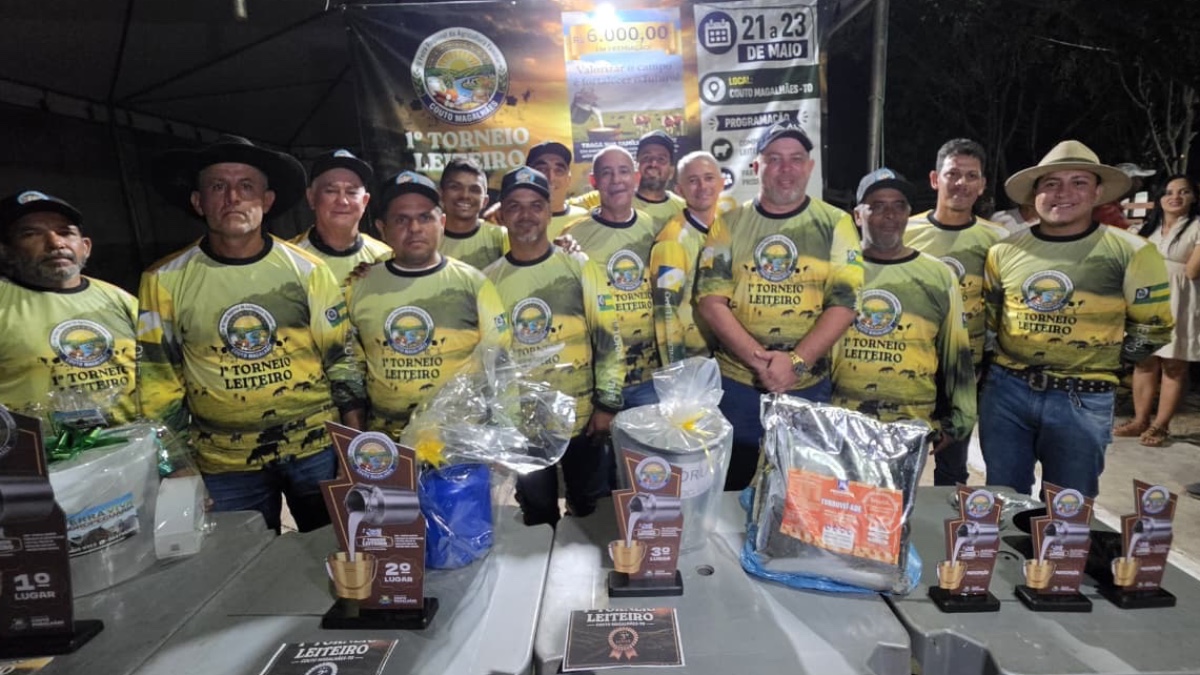 1º Torneio Leiteiro de Couto Magalhães movimenta setor e incentiva cadeia do leite